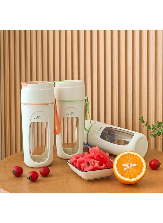 Panvil Portable Juice Blender Bottle – USB Rechargeable Personal Mini Blender for Smoothies & Shakes, Fresh Fruit Electric Juice Mixer, Compact Travel Blender for Home, Office, Gym & Outdoor Use - Image 1